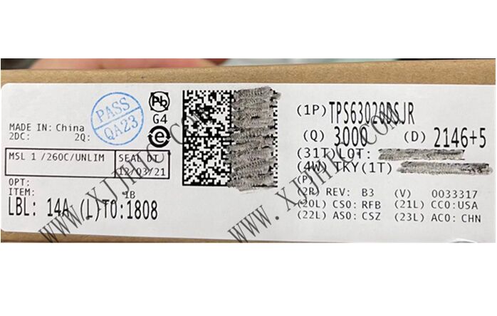 稳压IC TPS63020 TPS63020DSJR 4A 降压-升压开关转换器