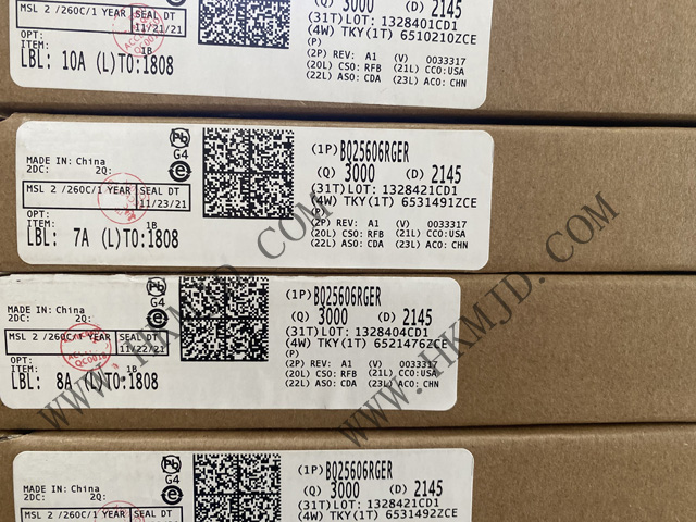 单节锂离子/聚合物电池 BQ25606RGER BQ25606 充电器 IC