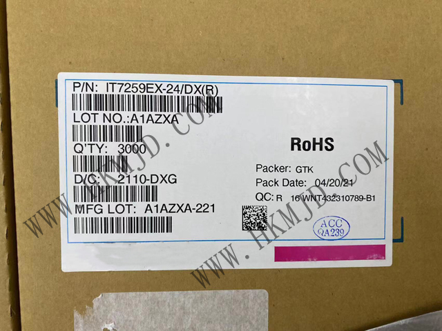 ITE 可穿戴设备 IT7259EX-24/DX IT7259EX-24 电容触摸控制器