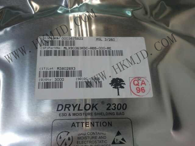 霍尔效应 MLX90363KDC-ABB-000 MLX90363KDC 第 II½ 代 Triaxis® 位置传感器 IC