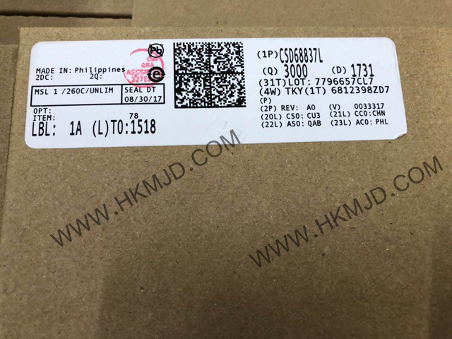 全新原装 TI CSD68837L 集成电路IC BGA封装