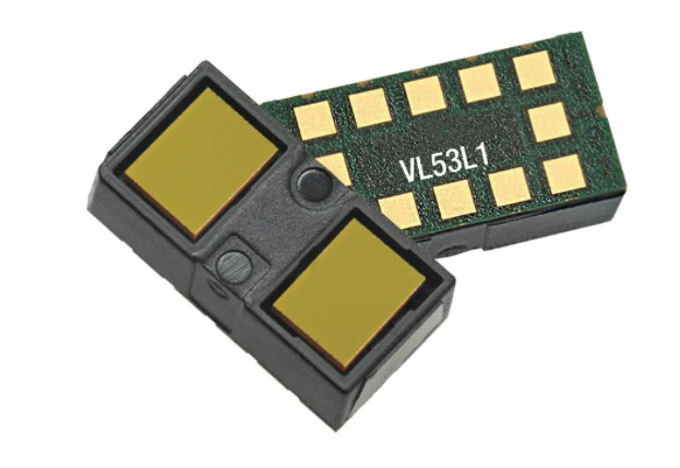 介绍 VL53L1CBV0FY  VL53L1 飞行时间（ToF）激光测距传感器