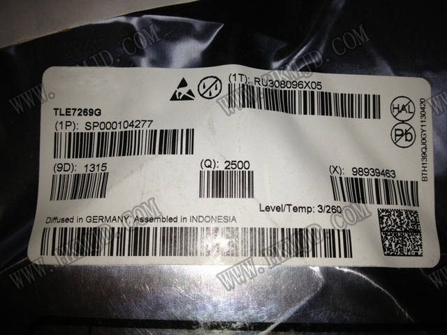 INFINEON TLE7269G 完全版 收发器 2/2 LIN PG-DSO-14