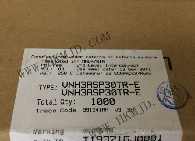 进口原装ST VNH3ASP30TR-E VNH3ASP30TR 电机驱动器 功率 MOSFET