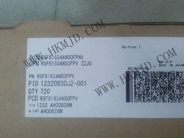 Renesas 32位单片机 R5F61634N50FPV 微控制器 - MCU