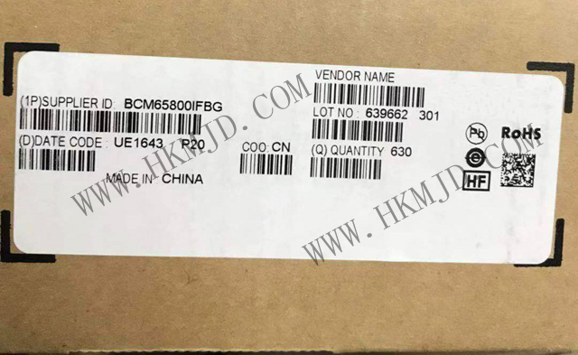博通 BCM65800IFBG 网络控制器与处理器 IC Multi-mode ADSL2+/VDSL2