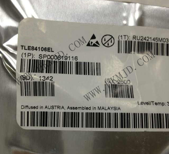 六角半桥驱动器IC TLE84106 TLE84106EL 为汽车运动控制应用
