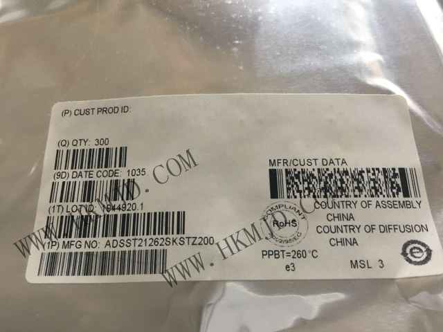 供应嵌入式 ADSP-21262SKSTZ200 数字信号处理器和控制器 - DSP