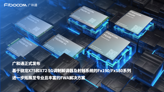 广和通正式发布基于骁龙X75和X72 5G调制解调器及射频系统的Fx190 Fx180系列.png