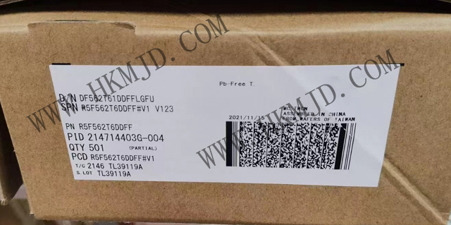 32位单核 R5F562T6DDFF RX600 微控制器 IC 闪存 80-LQFP