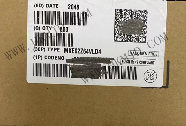 全新原装NXP 32位MCU MKE02Z64VLD4 MKE02Z64 Kinetis KE02 微控制器 IC