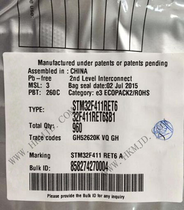 供应ST单片机 STM32F411RET6 32位微控制器 - MCU
