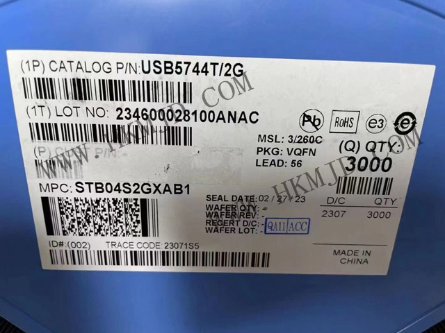 接口IC（USB3.0）USB5744T/2G/（USB2.0）USB2422T-I/MJ USB集线控制器