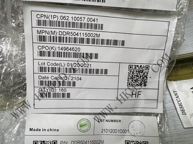 出售Amphenol FCI《DDR504115002M》DDR5内存模块插座（SMT）