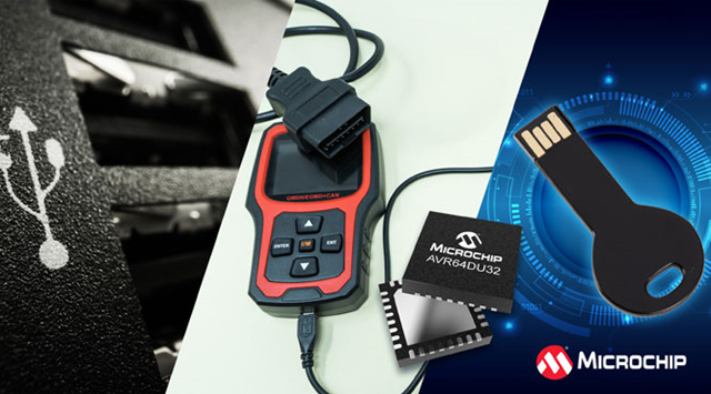 Microchip推出AVR DU系列USB单片机，支持增强型代码保护和高达15W 的功率输出