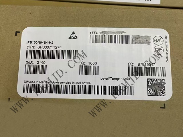 供应（Infineon）IPB100N04S4-H2 汽车MOSFET N-CH 40V 100A TO263-3