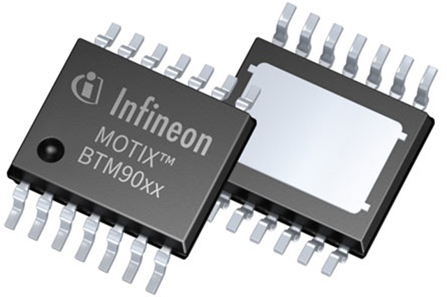 英飞凌推出用于智能有刷直流电机应用的新型BTM90xx 全桥IC