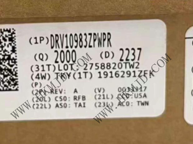 明佳达电子——供应 [TI] DRV10983ZPWPR 3 相无传感器无刷直流电机驱动器