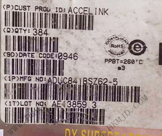 ADUC841BSZ62-5精密模拟微控制器：20MIPS 8052 Flash MCU