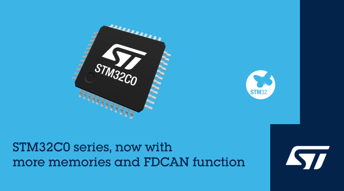 意法半导体新推出的STM32C0 MCU降低嵌入式开发门槛