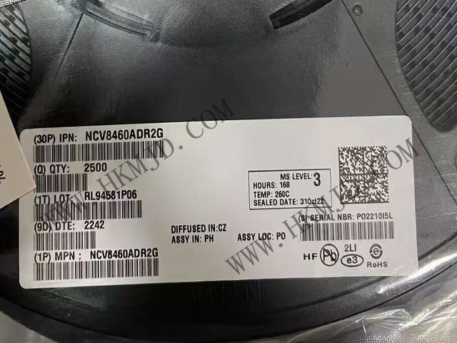 供应[ON] NCV8460ADR2G 自保护高压侧驱动器，助力汽车与工业应用