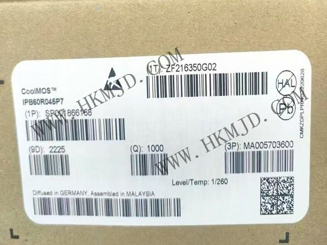 英飞凌 IPB60R045P7 600V CoolMOS™ P7 N 沟道功率 MOSFET 晶体管