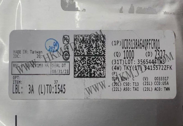 供应 [TI] 数字控制器 UCD3138A64QPFCRQ1：用于隔离电源的数字电源控制器