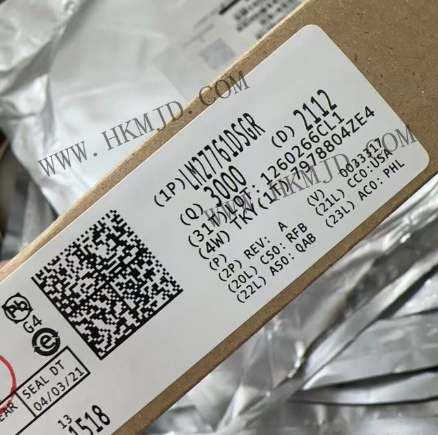 TI LM27761DSGR 集成 LDO 的低噪声稳压型逆变器