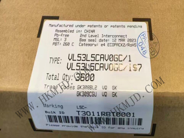 [出售] VL53L5CAV0GC/1 (ST) 接近传感器——飞行时间 (ToF) 多区测距传感器