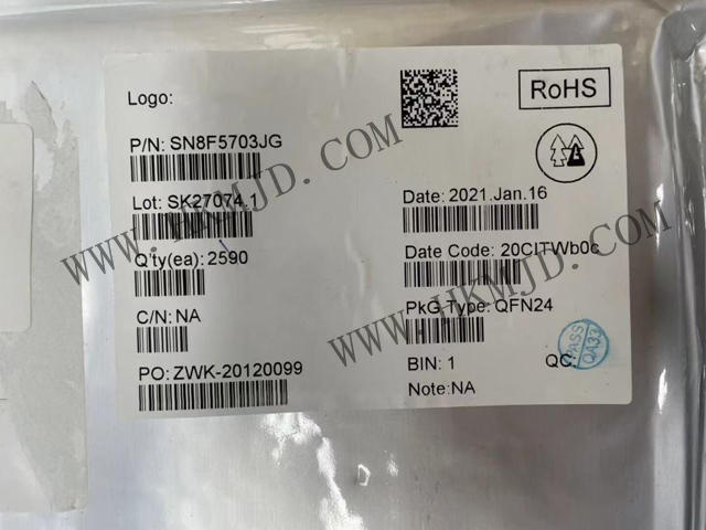 明佳达电子供应【SONIX】SN8F5703JG 基于8051内核的高性能8位微控制器IC