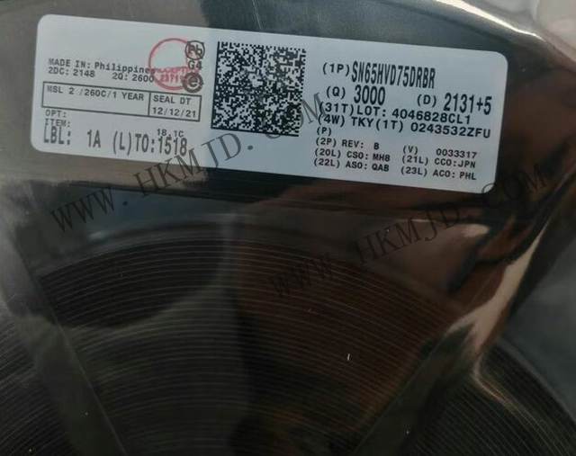 明佳达电子——供应 SN65HVD75DRBR (TI) 半双工 RS-485 收发器