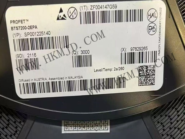 英飞凌 BTS7200-2EPA 12 V | 66.5mΩ | 1.2A | 2 通道智能高压侧电源开关