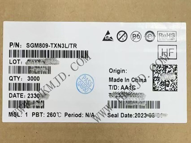 SGM809-TXN3L：低功耗微处理器监控电路，3.08V 精准电压监测