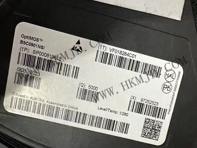 英飞凌N沟道 MOSFET_BSC0901NSI_OptiMOS™ 功率 MOSFET，30V