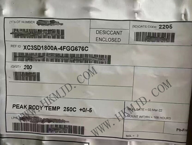 长期稳定供应XILINX XC3SD1800A-4FGG676C FPGA（现场可编程门阵列）