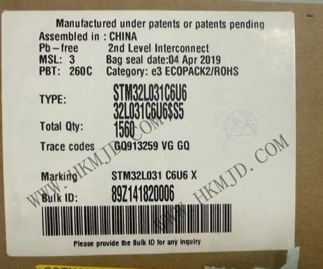 STM32L031C6U6