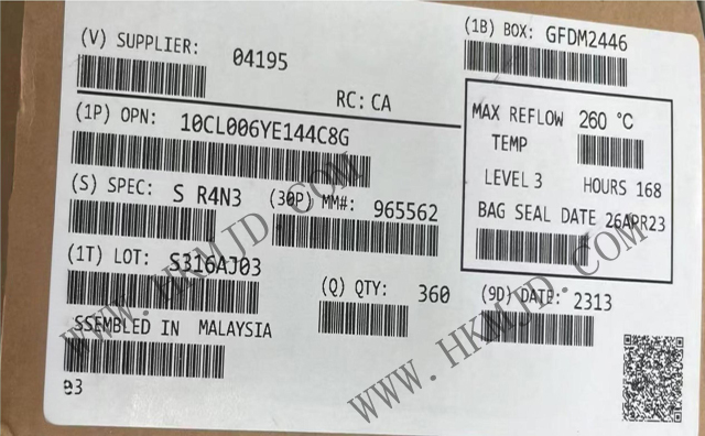 提供全新原装Intel 10CL006YE144C8G FPGA芯片