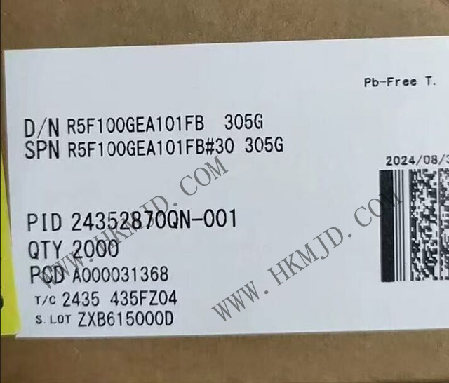 瑞萨 R5F100GEA101FB​ RL78/G13 低功耗高功能微控制器