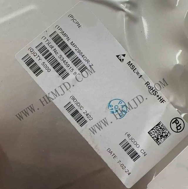 [供应] MP2984GR (MPS) 36V，四开关同步降压-升压型控制器
