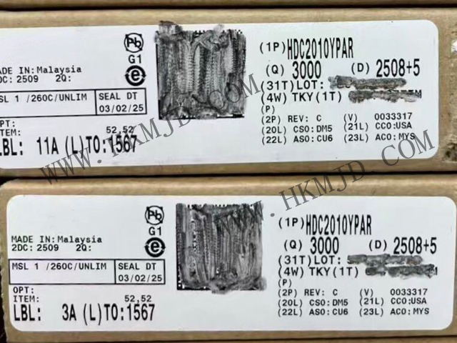 [供应] HDC2010YPAR (TI) 2% RH 低功耗数字式相对湿度传感器