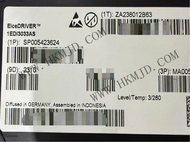 供应 英飞凌 1EDI3033AS 汽车单通道高压栅极驱动器，适用于碳化硅 MOSFET