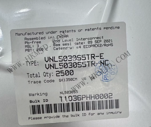 VNL5030S5TR - OMNIFET III 全面保护低侧驱动器 - 意法半导体