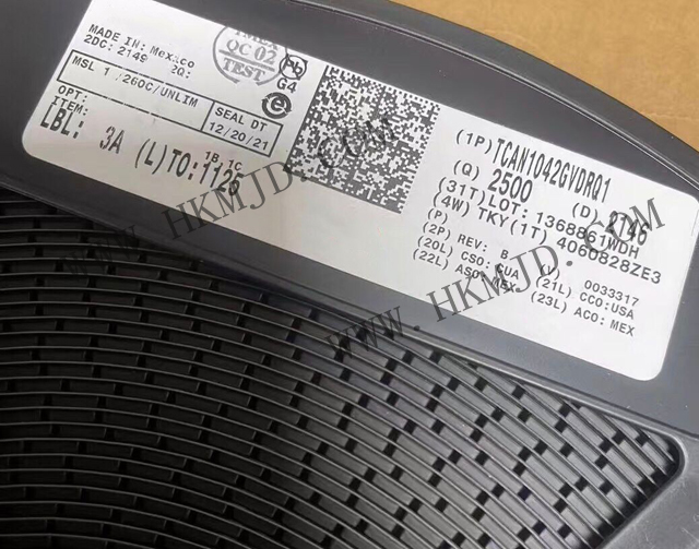 供应汽车芯片 TCAN1042GVDRQ1 汽车级故障保护 CAN FD 收发器