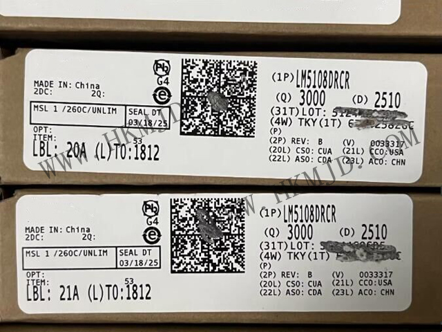 [供应 TI 电源管理IC] 供应TI LM5108DRCR 2.6A，110V 半桥栅极驱动器