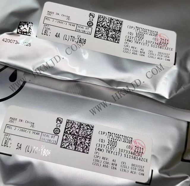 供应 TI TPS259573DSGR 34mΩ 高性能电子保险丝带快速过压保护