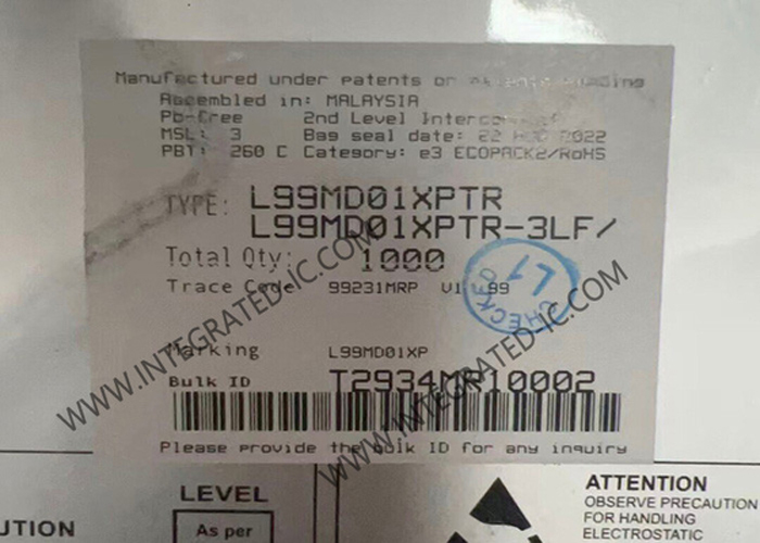 [供应原装 IC] L99MD01XPTR (ST) 八进制半桥电机驱动器