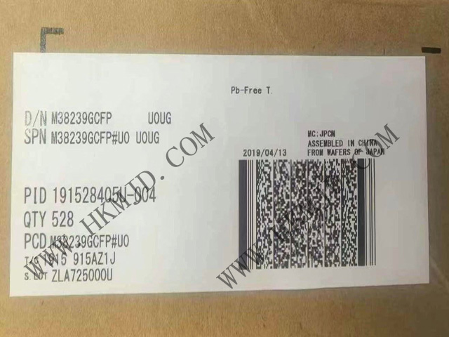 【原装正品】供应瑞萨电子 M38239GCFP 8位微控制器（MCU）