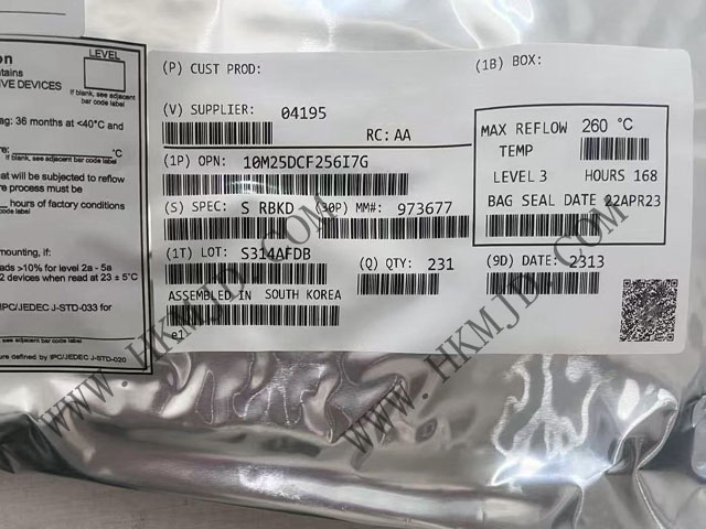 英特尔 10M25DCF256I7G 高性能 450MHz 可编程门阵列IC