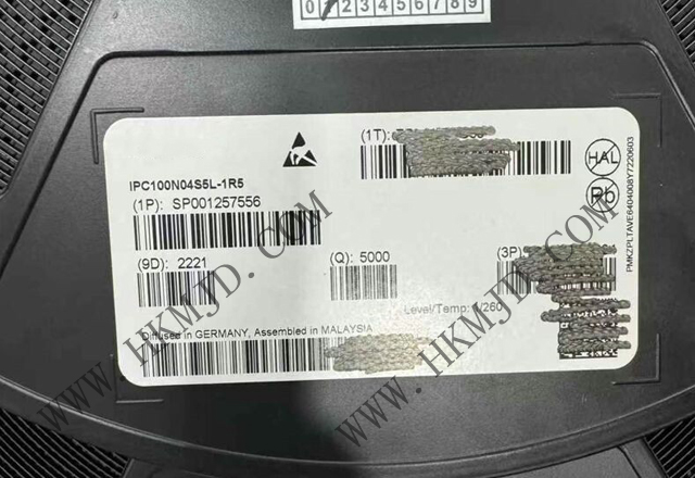 供应Infineon IPC100N04S5L-1R5 40 V N 沟道 OptiMOS™-5 汽车级 MOSFET