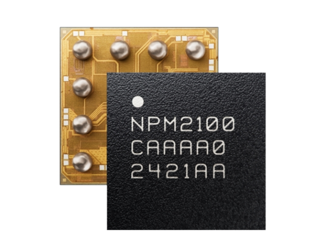 Nordic 用于原电池应用的 NPM2100-CAAA 电源管理IC（PMIC）